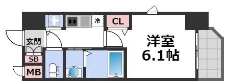 4階の間取り図
