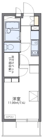 代表的な間取のため実際の間取とは異なる場合があります