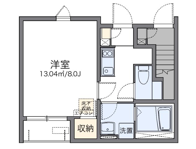 1階の間取り図