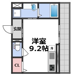 1階の間取り図