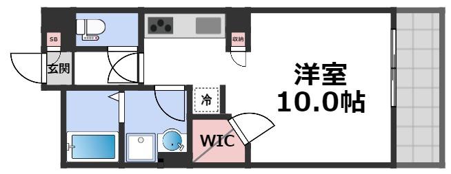 1階の間取り図