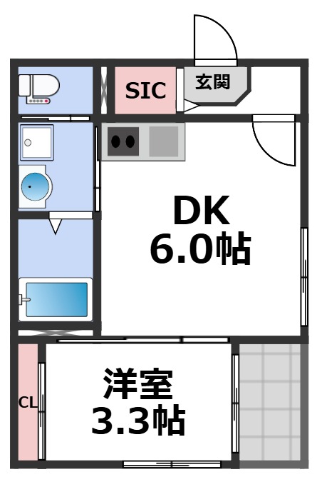 3階の間取り図