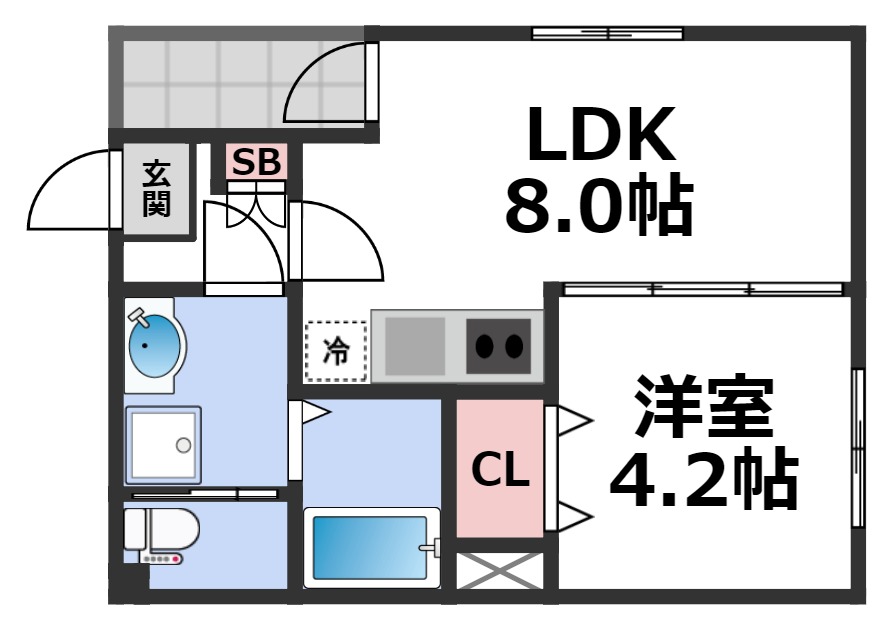 2階の間取り図