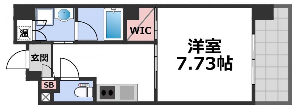 4階の間取り図