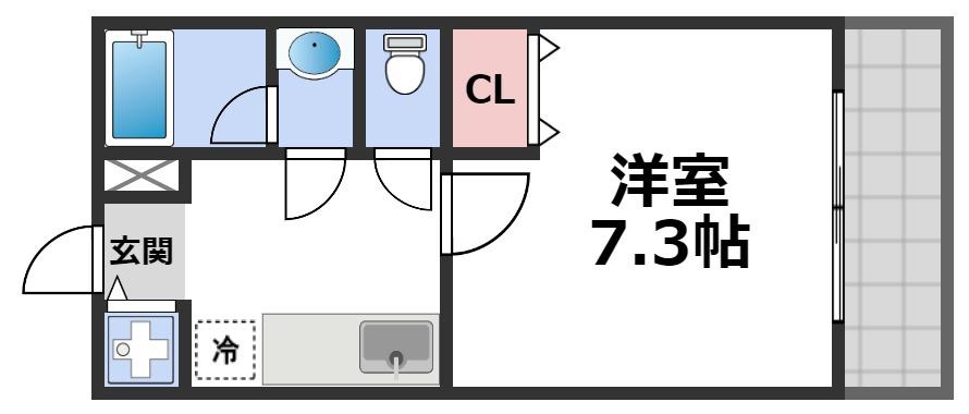2階の間取り図