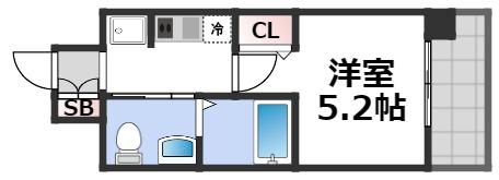 6階の間取り図