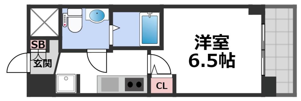 8階の間取り図
