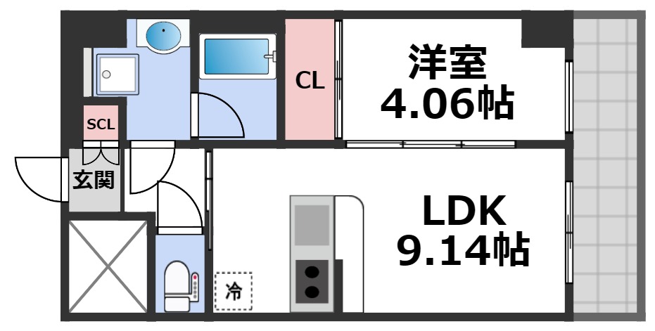 15階の間取り図