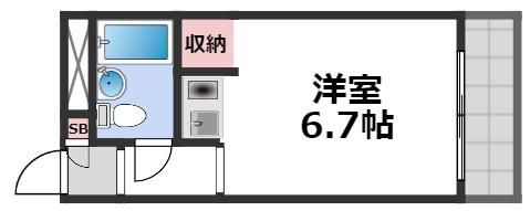 4階の間取り図