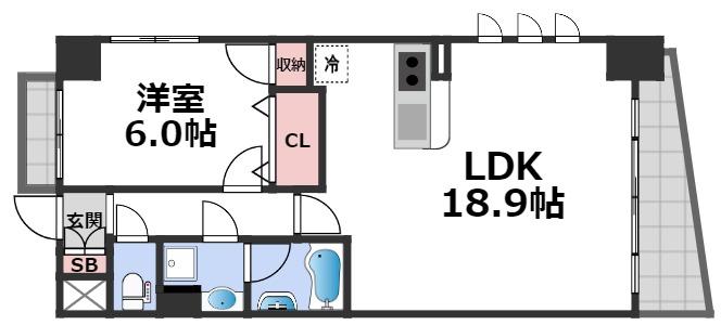 4階の間取り図