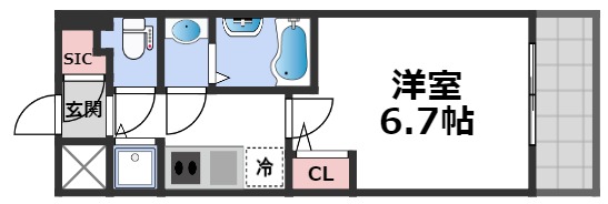 13階の間取り図