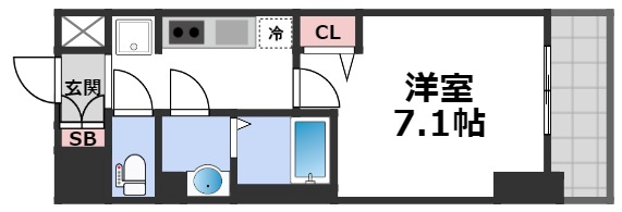 6階の間取り図
