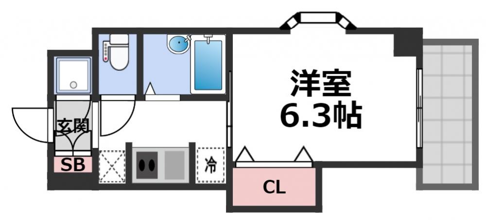 2階の間取り図
