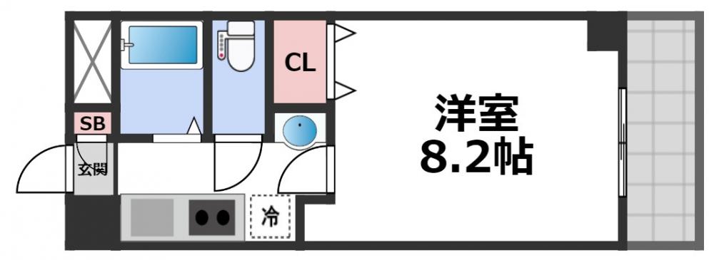 6階の間取り図