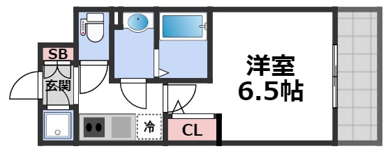 6階の間取り図