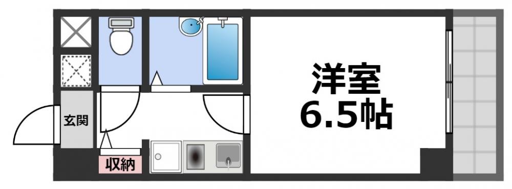 8階の間取り図