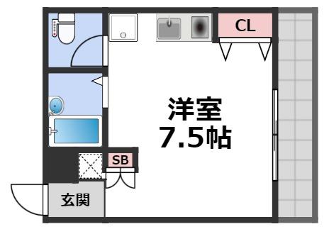 4階の間取り図