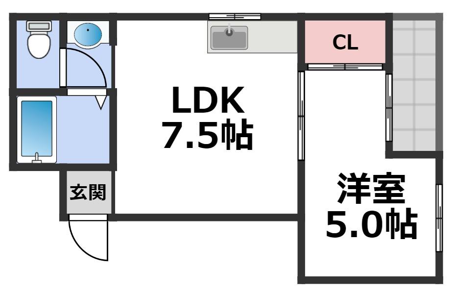 2階の間取り図