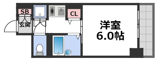 8階の間取り図