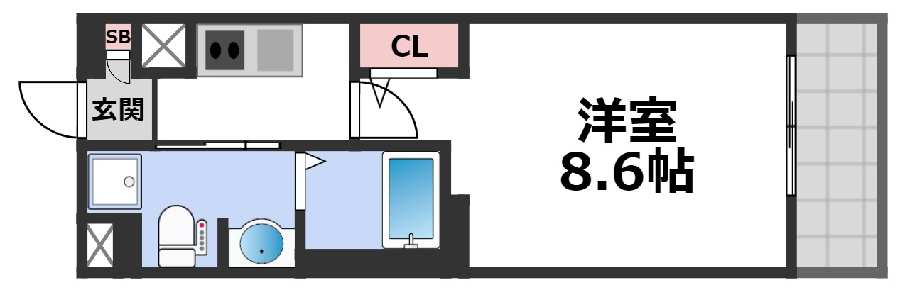 1階の間取り図