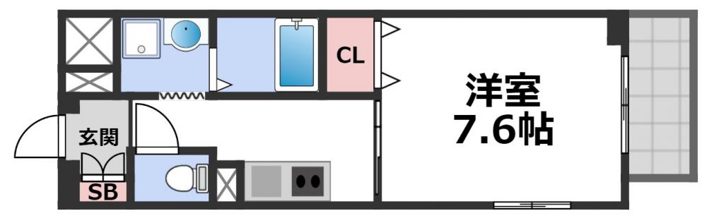 2階の間取り図