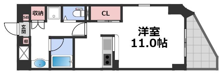 9階の間取り図