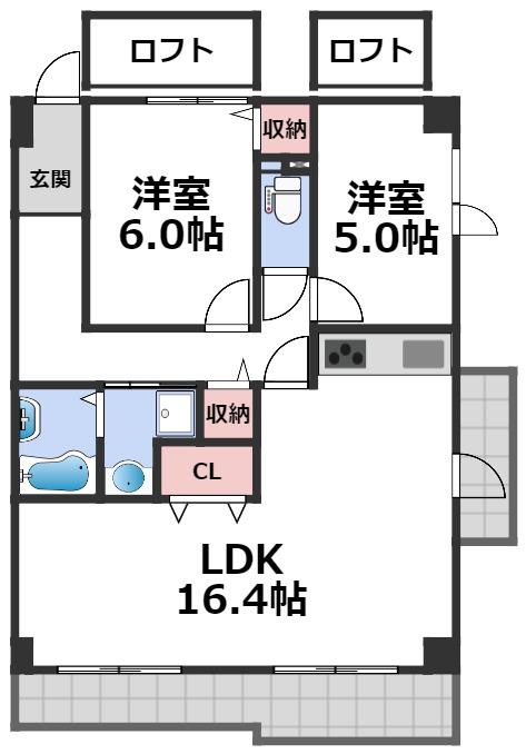 7階の間取り図
