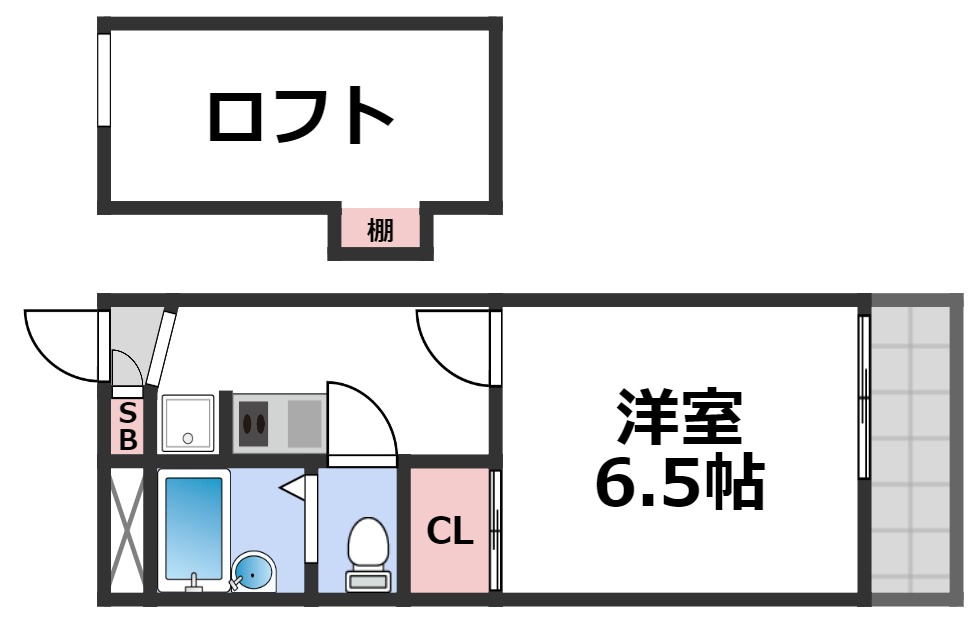 1階の間取り図