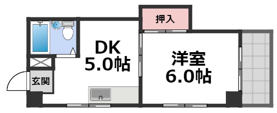 2階の間取り図