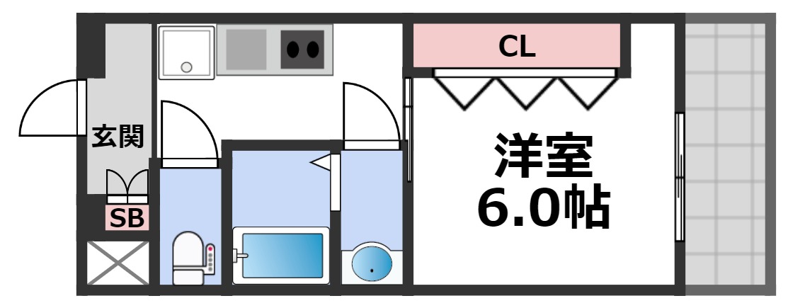 7階の間取り図