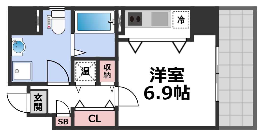 2階の間取り図