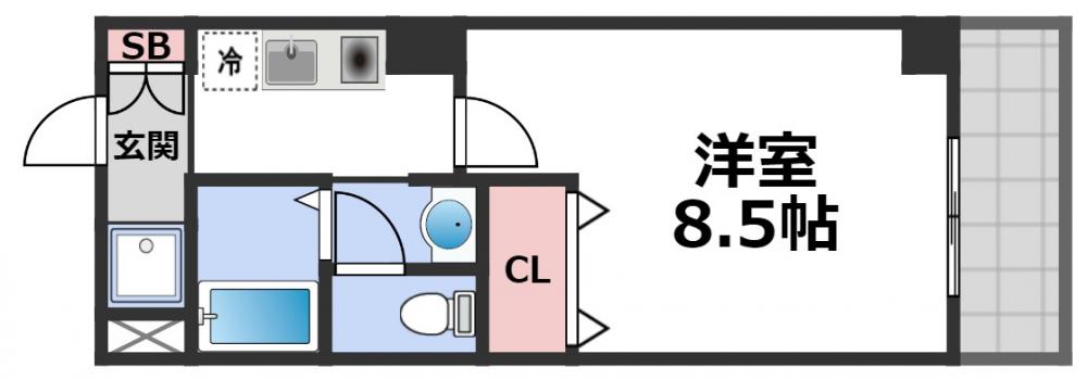 9階の間取り図