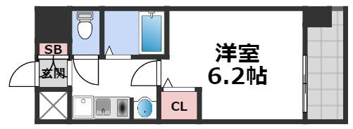 6階の間取り図