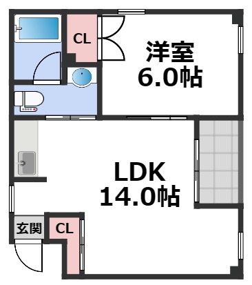 4階の間取り図