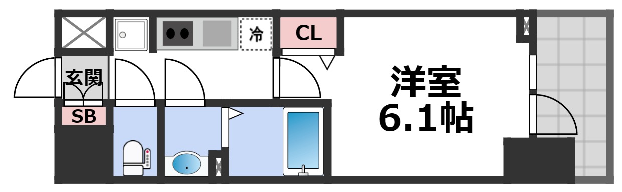 4階の間取り図