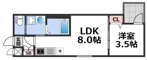 3階の間取り図