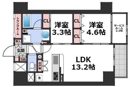 15階の間取り図