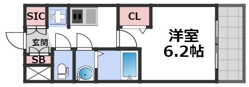 4階の間取り図