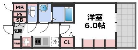 6階の間取り図