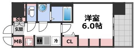 8階の間取り図