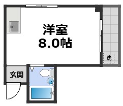 2階の間取り図