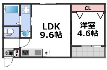 2階の間取り図