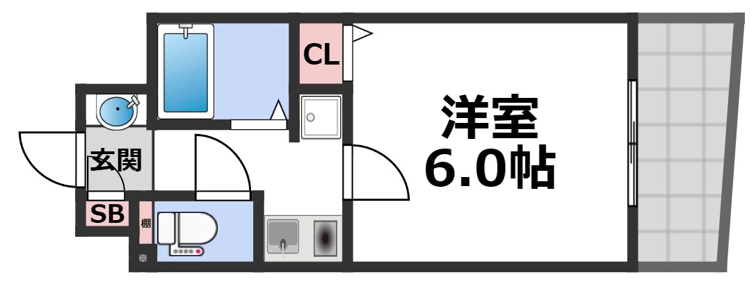 7階の間取り図