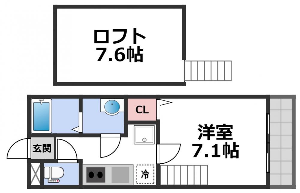 2階の間取り図