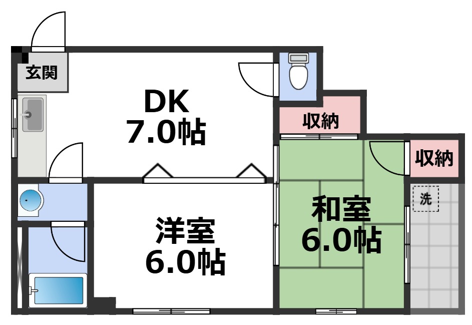 7階の間取り図