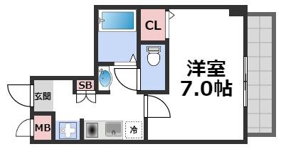 7階の間取り図
