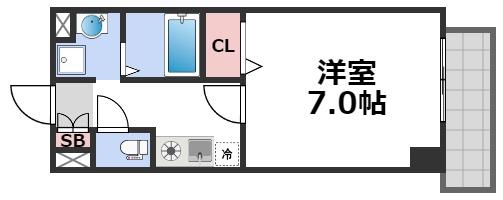 8階の間取り図