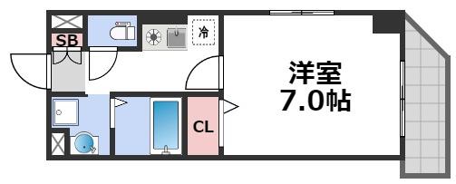 7階の間取り図