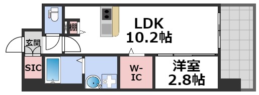 8階の間取り図