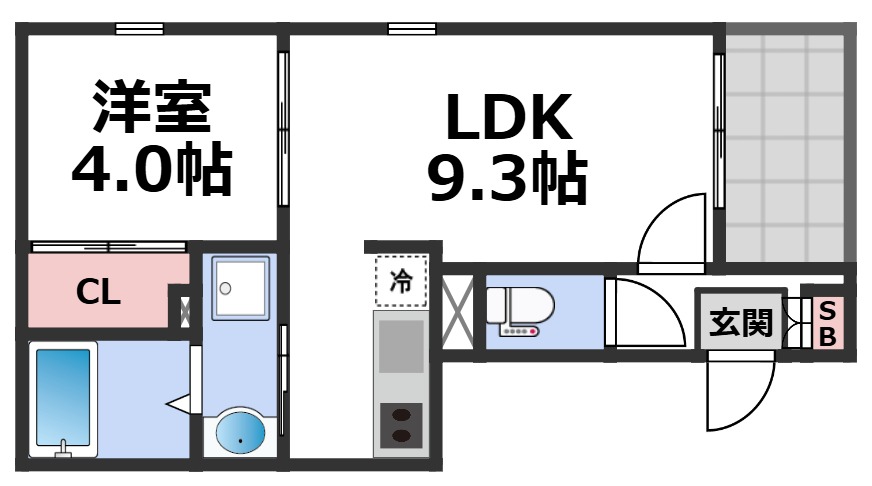 3階の間取り図